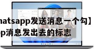 【whatsapp发送消息一个勾】whatsapp消息发出去的标志